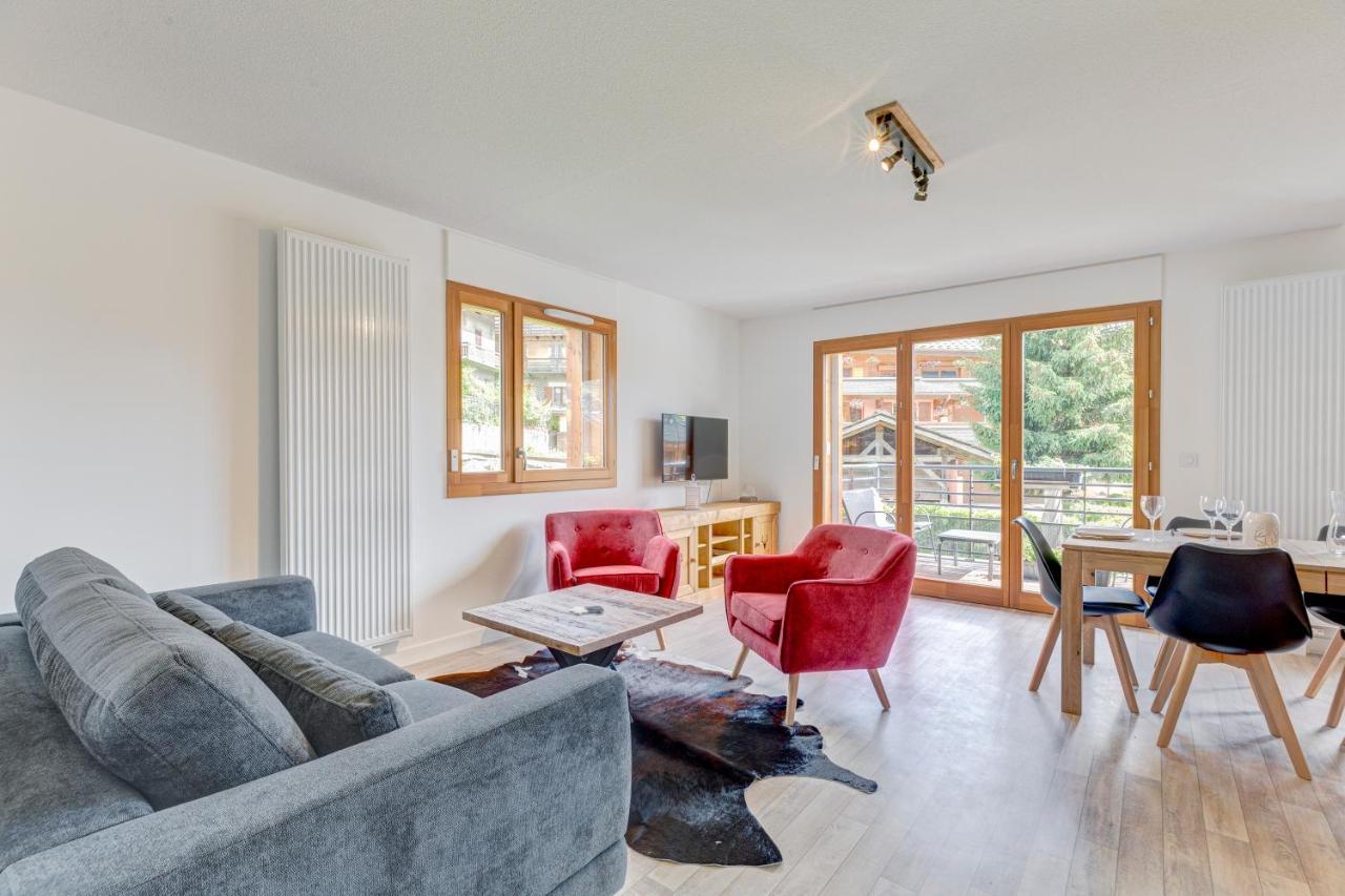 La Poudreuse - Duplex Avec Balcon Vue Montagne - Flumet Εξωτερικό φωτογραφία