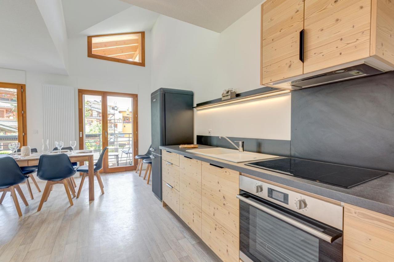 La Poudreuse - Duplex Avec Balcon Vue Montagne - Flumet Εξωτερικό φωτογραφία
