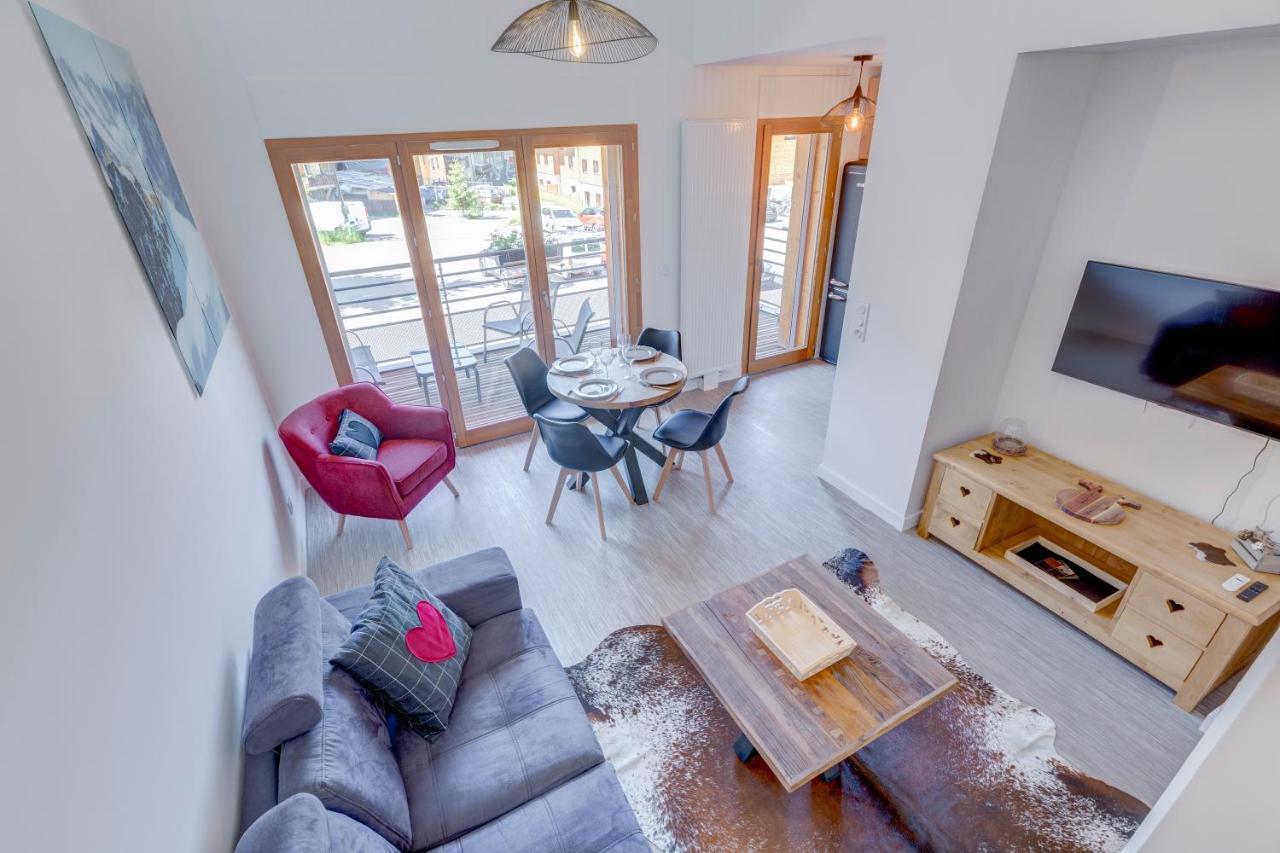 La Poudreuse - Duplex Avec Balcon Vue Montagne - Flumet Εξωτερικό φωτογραφία